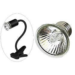 Avis Support De Lampe Chauffante Pour Reptiles Avec Lampe à Clip Pet Lights Ampoules 25W