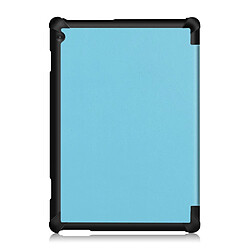 Avis Etui en PU support triple bleu clair pour votre Lenovo Tab M10 TB-X605F