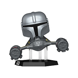 Funko Star Wars : The Mandalorian - Figurine POP! Mandalorian in N1 Starfighter 15 cm