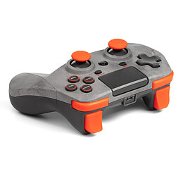 Avis Manette sans fil Pad 4S snakebyte PS4 Rock grise orange