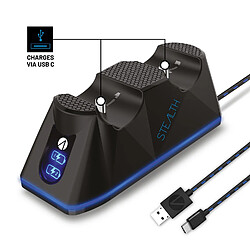 Avis Stealth Double Station de Charge de batterie USB - Manettes PS5 - Play & Charge Cable - NOIR