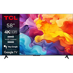 TCL TV LED 4K 146 cm TV 4K HDR 58V6B Google TV