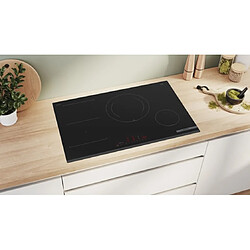 Acheter Table de cuisson induction 80cm 4 feux 7400w noir - PVS831HC1E - BOSCH