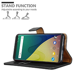 Cadorabo Coque WIKO VIEW XL Etui en Noir pas cher