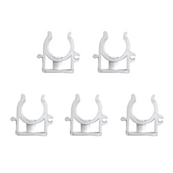 5pcs PPR Polypropylène 1/2 3/4 1 raccords Clip De Fixation De Tuyau En Forme De U 20mm