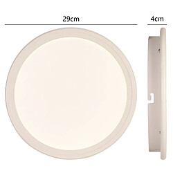 Stoex 2PCS Plafonnier Moderne De 30CM Lampe De Plafond Led D'Intérieur 4500K Luminaire Plafonnier Rond Blanc Pour Chambre À Coucher, Salle De Bain, Salon pas cher