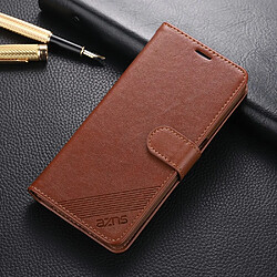 Etui en PU avec support marron pour votre OPPO A52/A72/A92