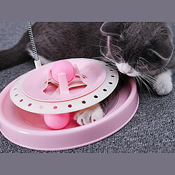 Universal (rose) 2 couleurs jouets amusants pour chat avec plumes pas cher