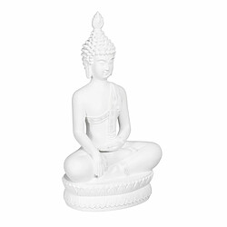 BigBuy Home Figurine Décorative Blanc Buda 24 x 14,2 x 41 cm