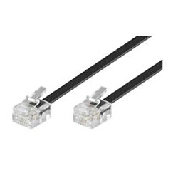 Disney ModularCable RJ11 6P/4C 6m Black 1-4, 2-3, 3-2, 4-1