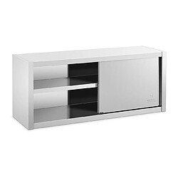 Helloshop26 Armoire murale en inox haute de cuisine placard rangement professionnelle - 140 x 45 cm 14_0000466