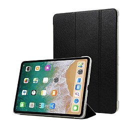 Etui en PU triples noir pour votre Apple iPad Pro 11-inch (2018)