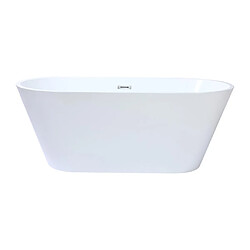 Avis Vente-Unique Baignoire îlot design - 201 L - 150 x 70 x 58 cm - Blanche - TWIGGY