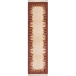 Vidal Tapis de couloir en laine 302x81 rouge Darya