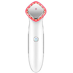 Chrono Instrument de beauté, fréquence de vibration: 10Krpm, importateur d'essence électrique pour le visage, rajeunissement de la peau anti-rides anti-âge acné raffermissant, masseur amincissant EMS cavitation(Blanc)