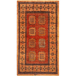 Vidal Tapis de laine 181x101 orange Kashkuli