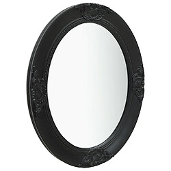 vidaXL Miroir mural style baroque 50x60 cm noir