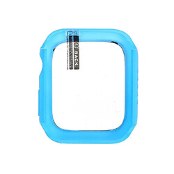 Coque en TPU caoutchouté, finition mate, bleu foncé pour votre Apple Watch Series 7 45mm