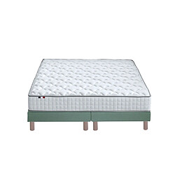 Avis Idliterie Ensemble Matelas Ressorts COSMOS + Sommier - Made in France