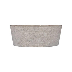 Avis Vente-Unique Lavabo diamètre 40 x 15 cm marbre gris 02_0002823