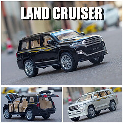 Avis Universal 1/24 Land Cruiser SUV modèle de voiture en alliage moulage 1/32 ORV véhicule routier modèle en métal jouets cadeaux enfants voiture cadeau d'anniversaire |(Le noir)