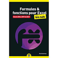 Formules & fonctions pour Excel pour les nuls : Excel 2016, 2019 et 2021 - Occasion