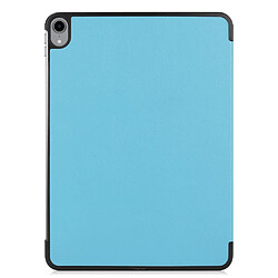 Avis Etui en PU triple bleu clair pour votre Apple iPad Pro 11-inch (2018)