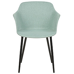 Acheter Beliani Chaise de salle à manger ELIM Set de 2 Tissu Vert menthe