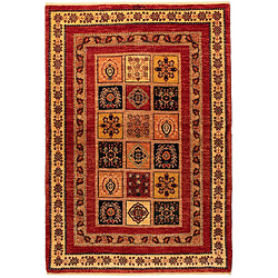 Vidal Tapis de laine 153x108 brun Kashkuli