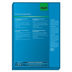 Sigel IF210 Film de protection Format A4 50 feuilles Transparent