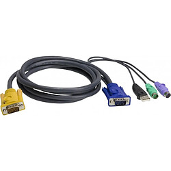 Cable pour kvm ATEN 2L-53xxUP VGA-USB+PS2 - 1,80M