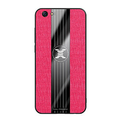 Avis Wewoo Coque Souple Pour OPPO R9S XINLI tissu de couture Shieldproof TPU Housse de protection Rouge