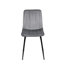 Vivaldi Chaise IBIS Gris Velours