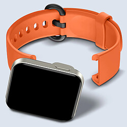 Acheter Avizar Bracelet pour Xiaomi Mi Watch Lite / Redmi Watch Silicone Doux Ardillon Orange