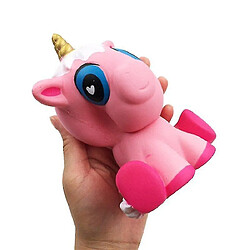 Acheter Universal Géant grand poney rose licorne doux jouet de squeeze lent