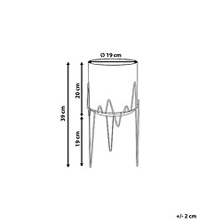 Avis Beliani Cache-pot KALANDRA Métal 19 cm