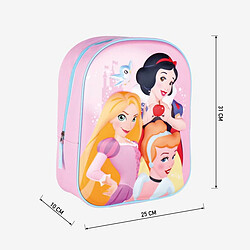 Avis Cartable Princesses Disney Rose (25 x 31 x 10 cm)