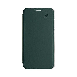 BEETLECASE Étui pour Apple iPhone 6/7/8/SE(2022) Folio Premium en Cuir avec Dos Cristal Vert foncé