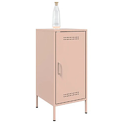 Avis vidaXL Buffet rose 36x39x79 cm acier