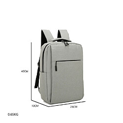 Acheter Gallantry Sac à Dos Tito pour Ordinateur Portable Port USB Intégré Gris