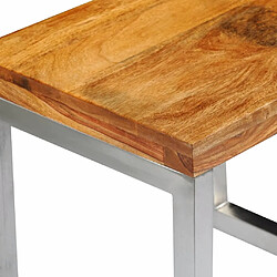 Acheter vidaXL Table basse bois massif