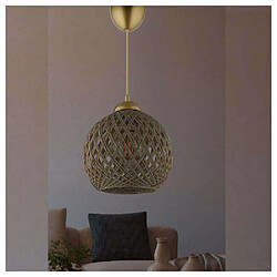 Hanah Home Suspension en plastique et coton chandelier argenté.