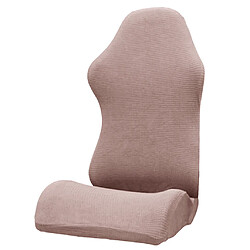 Housse De Protection Pour Fauteuil Pivotant Pour Ordinateur Extensible Kaki pas cher