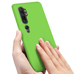 Avizar Coque Xiaomi Mi Note 10 / Note 10 Pro Semi-rigide Finition Soft Touch Vert pas cher