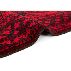 Avis Vidal Tapis de laine 188x103 rouge Afghan