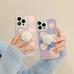 GUPBOO Étui pour iPhoneX/Xs Laser Shell Holder Niche Phone Case Silicone