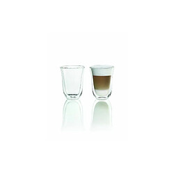 DELONGHI Lot de 2 tasses Latte Macchiato - 22 cl