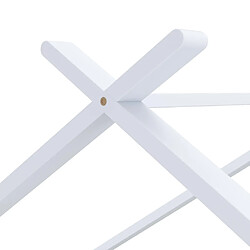 Acheter vidaXL Cadre de lit d'enfant Blanc Bois de pin massif 90x200 cm