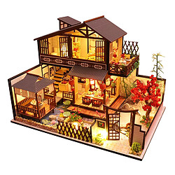 Creative DIY DollHouse Kit Meubles Chinois Style Chalet En Bois Modèle avec Ornements Jouet