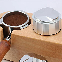 Distributeur De Café Tamper Press Powder Coffeeware Espresso Distribution Tool Argent 58mm pas cher